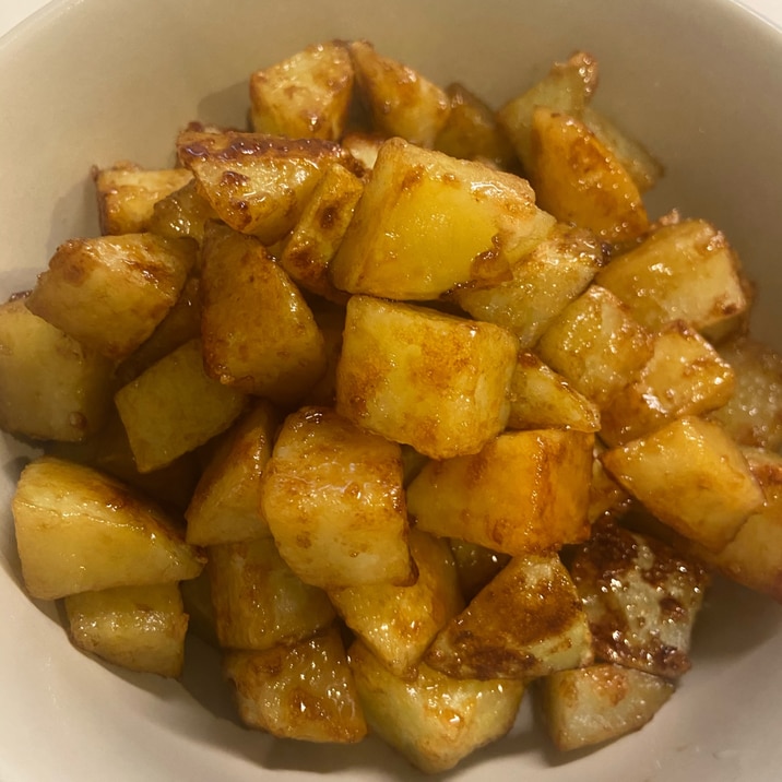 片栗粉で食感楽しい じゃがいもの甘辛炒め レシピ 作り方 By ずぼらなっつ 楽天レシピ 片栗粉で食感楽しい じゃがいもの甘辛炒め レシピ 作り方 By ずぼらなっつ 楽天レシピ